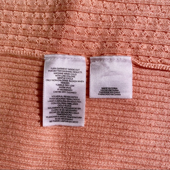 Jones New York Collection Woman Peach Cable Knit Sweater, Women’s size 2X - Picture 7 of 11